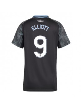 Billige Aston Villa Harvey Elliott #9 Bortedrakt Dame 2025-26 Kortermet